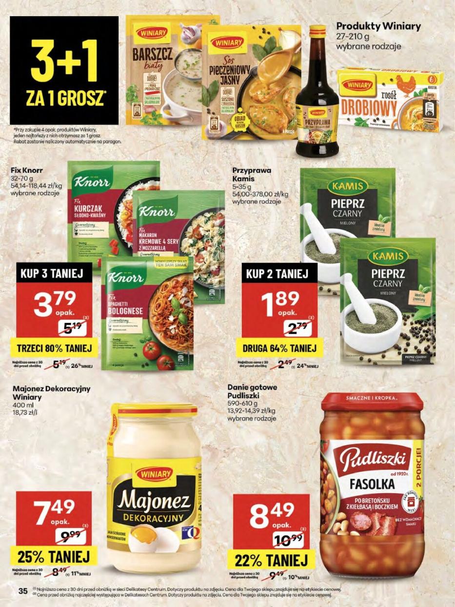 Gazetka promocyjna Delikatesy Centrum str. 35