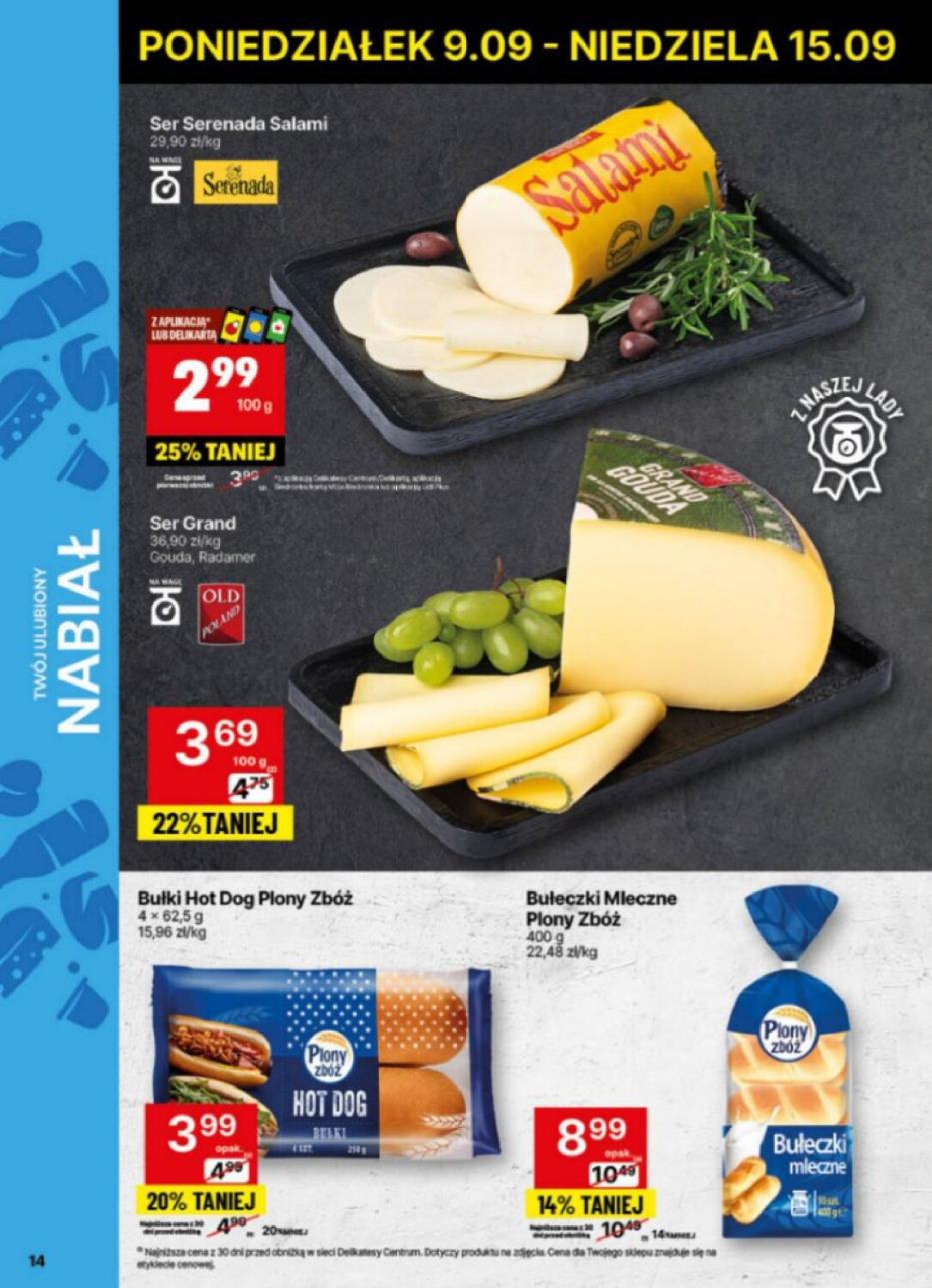 Gazetka promocyjna Delikatesy Centrum str. 14