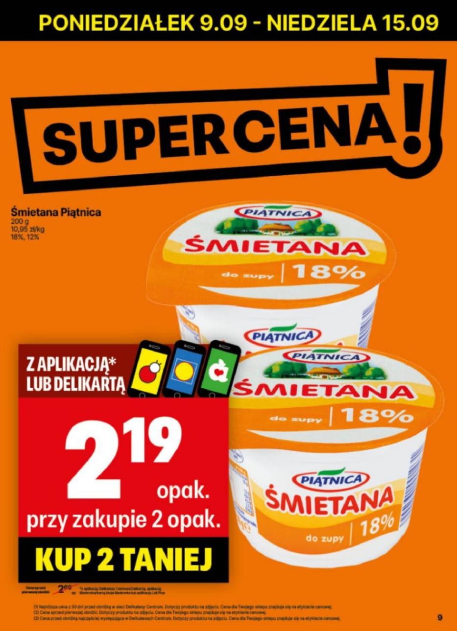 Gazetka promocyjna Delikatesy Centrum str. 9
