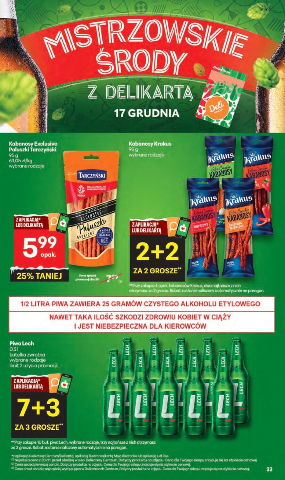 Gazetka promocyjna Delikatesy Centrum str. 33