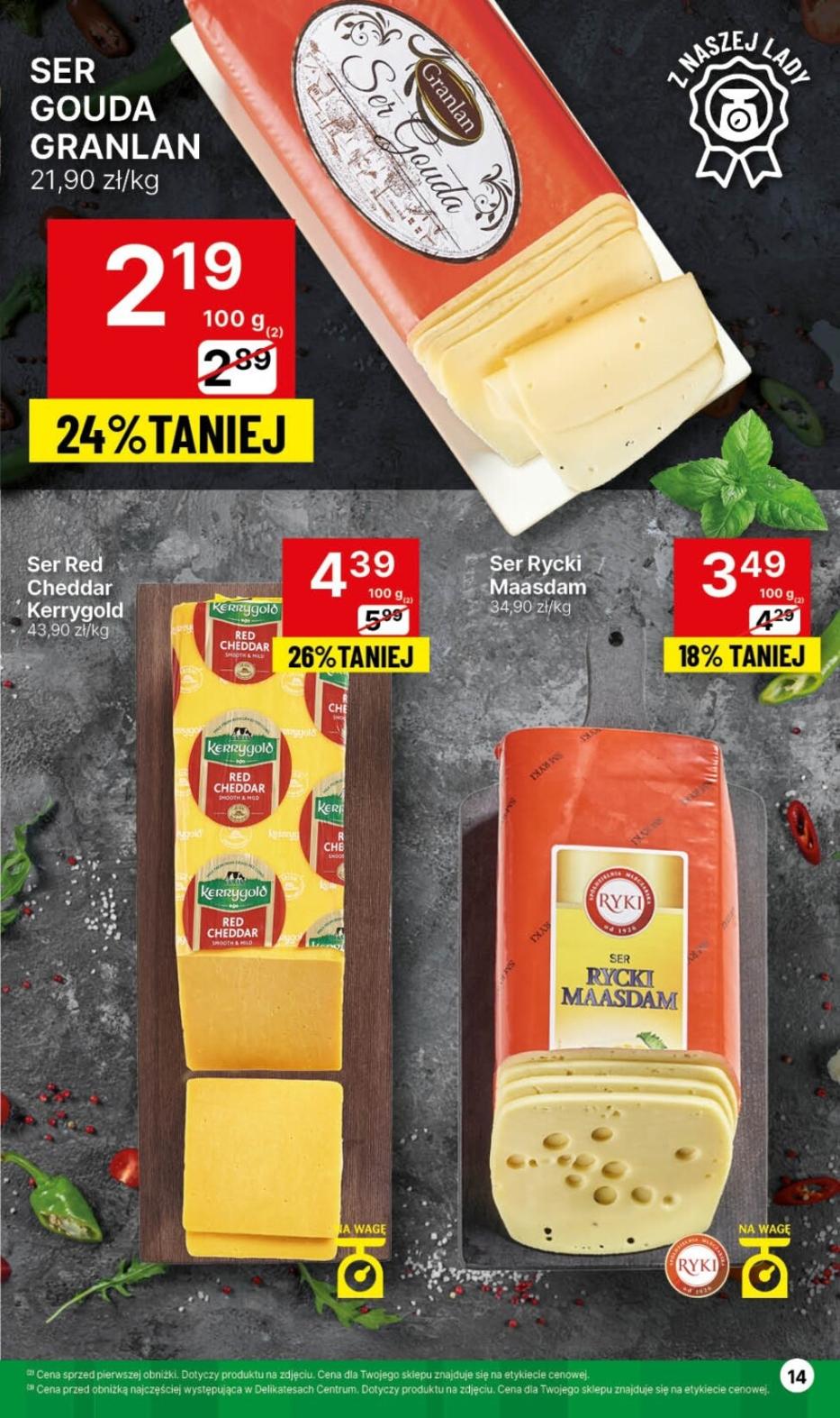 Gazetka promocyjna Delikatesy Centrum str. 14