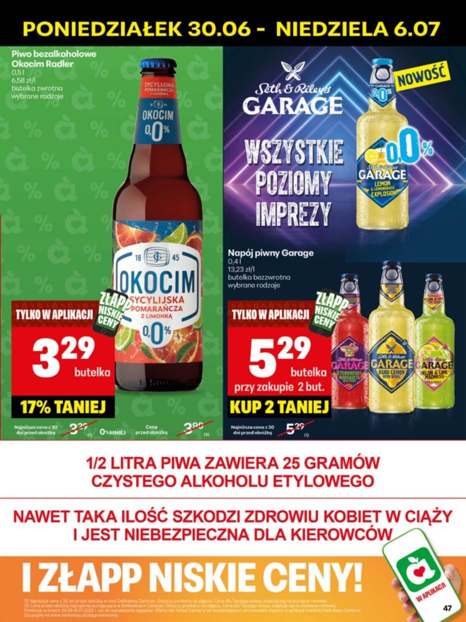 Gazetka promocyjna Delikatesy Centrum str. 47