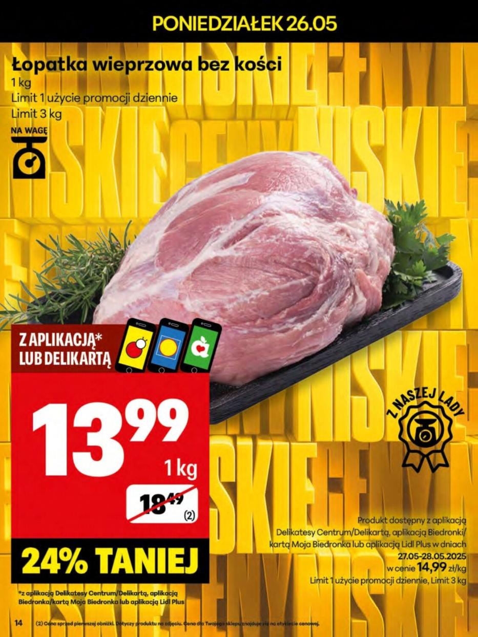 Gazetka promocyjna Delikatesy Centrum str. 14