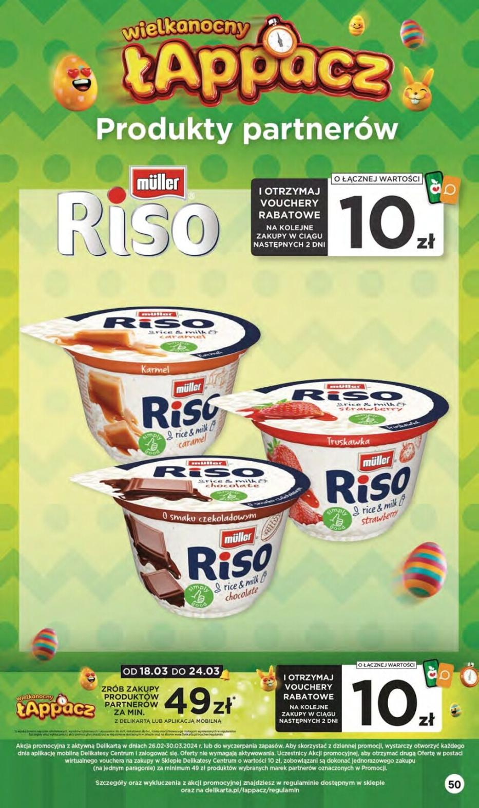 Gazetka promocyjna Delikatesy Centrum str. 50