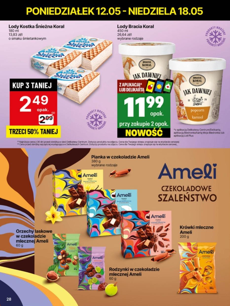 Gazetka promocyjna Delikatesy Centrum str. 28
