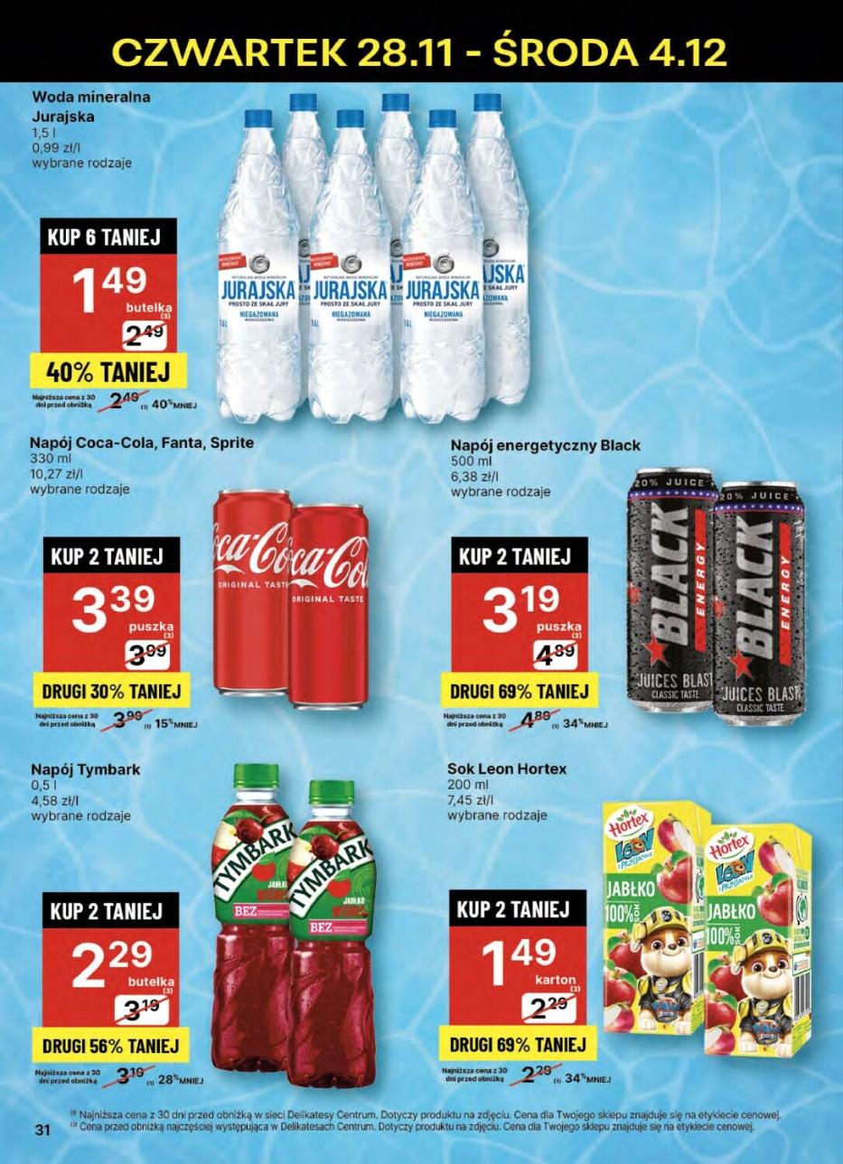 Gazetka promocyjna Delikatesy Centrum str. 31