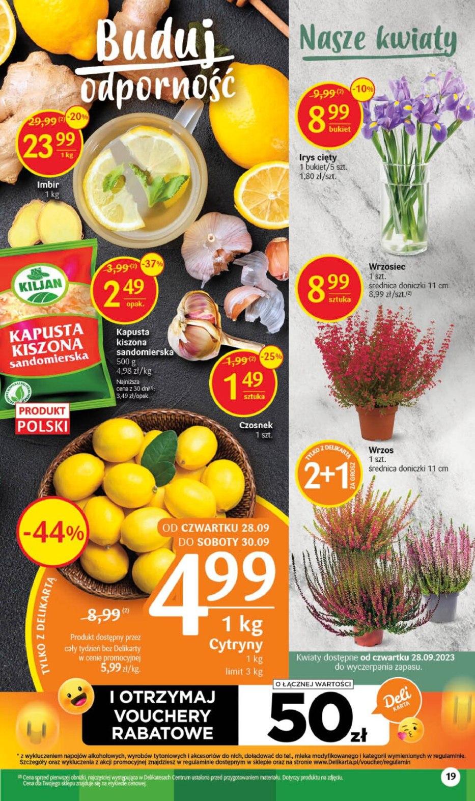 Gazetka promocyjna Delikatesy Centrum str. 19