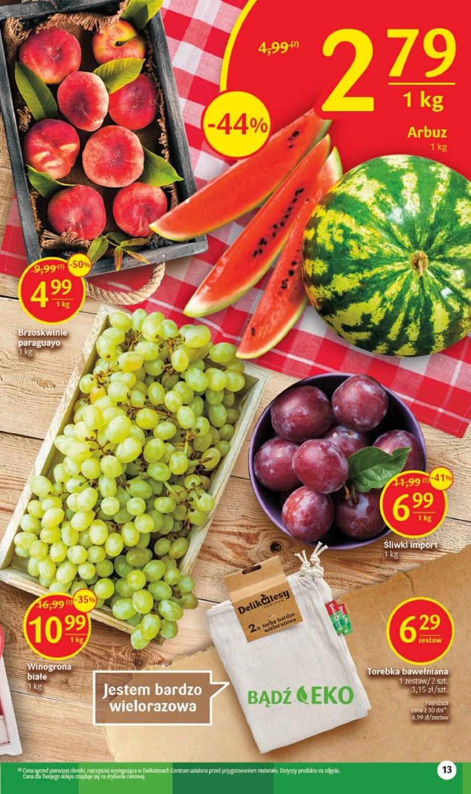 Gazetka promocyjna Delikatesy Centrum str. 13