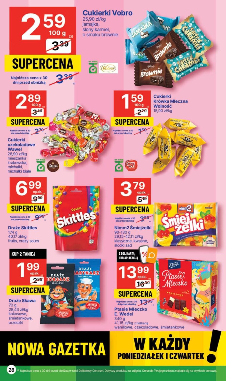 Gazetka promocyjna Delikatesy Centrum str. 28