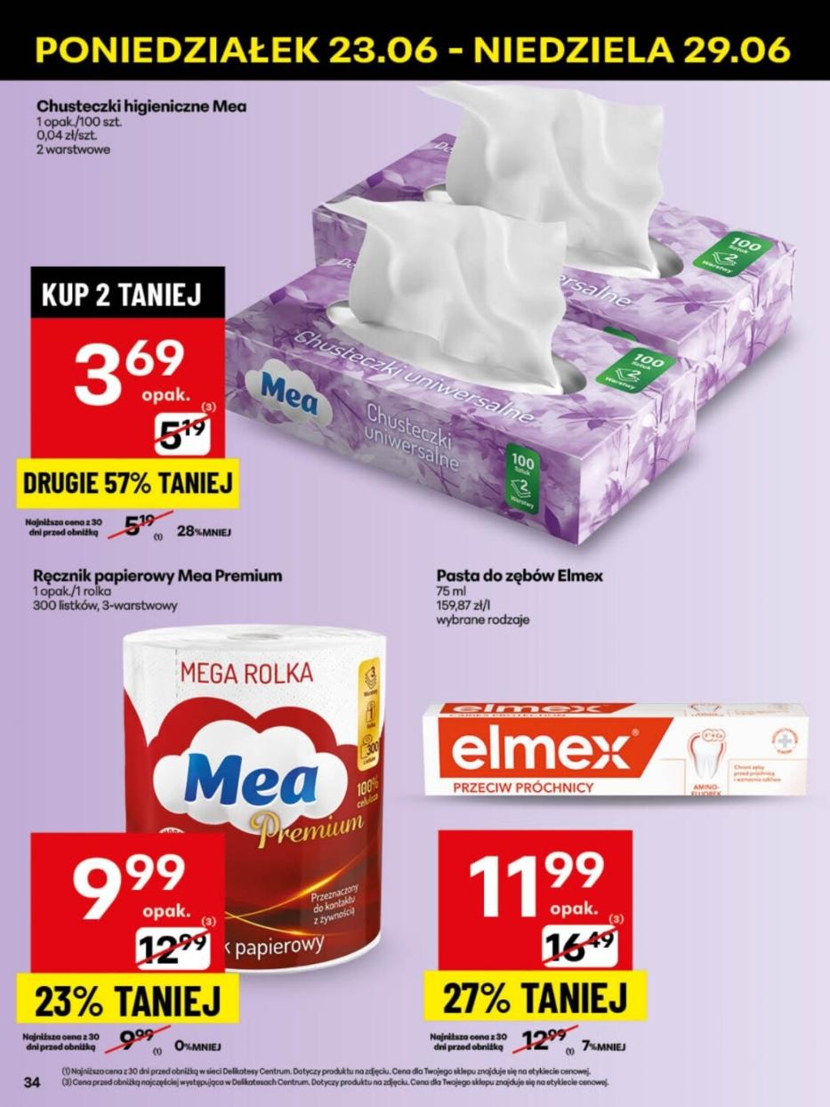 Gazetka promocyjna Delikatesy Centrum str. 34