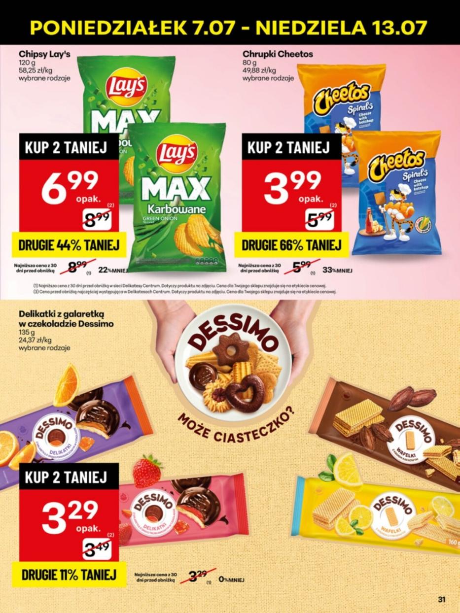 Gazetka promocyjna Delikatesy Centrum str. 31