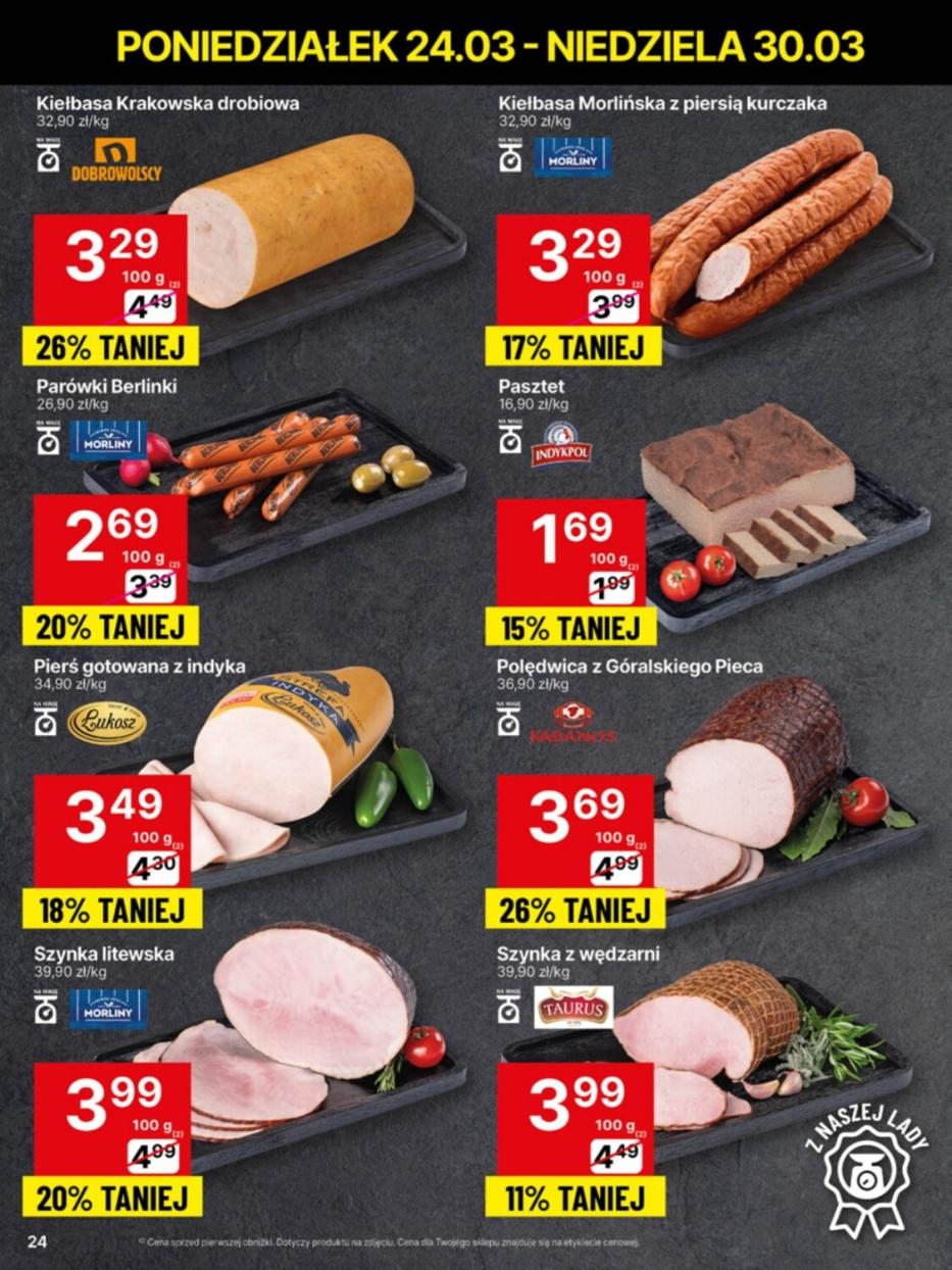 Gazetka promocyjna Delikatesy Centrum str. 24