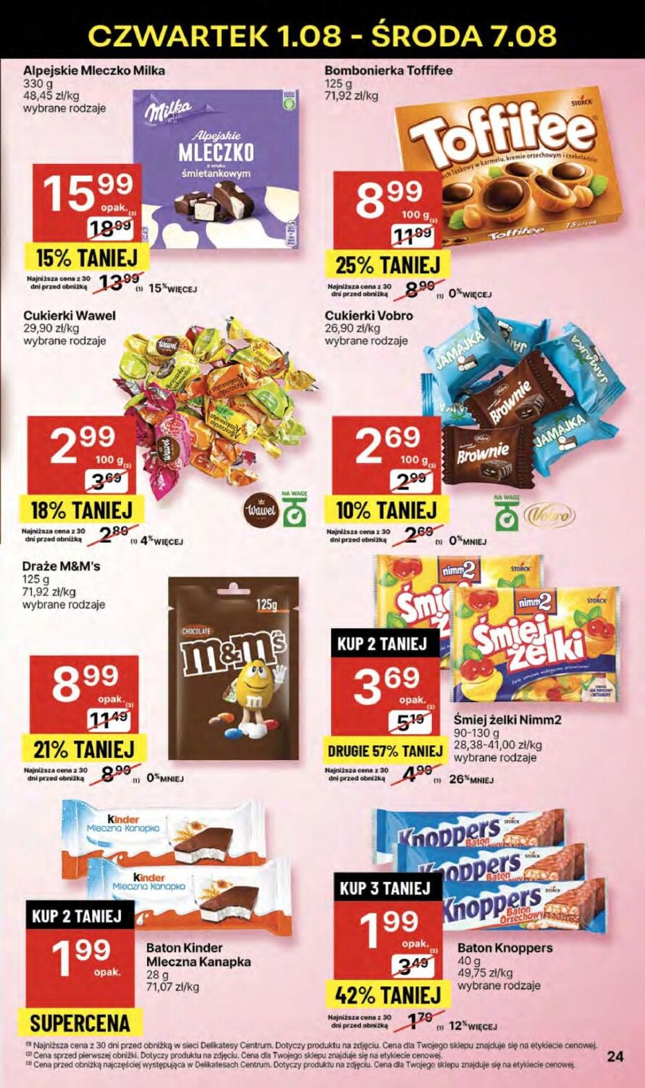 Gazetka promocyjna Delikatesy Centrum str. 24