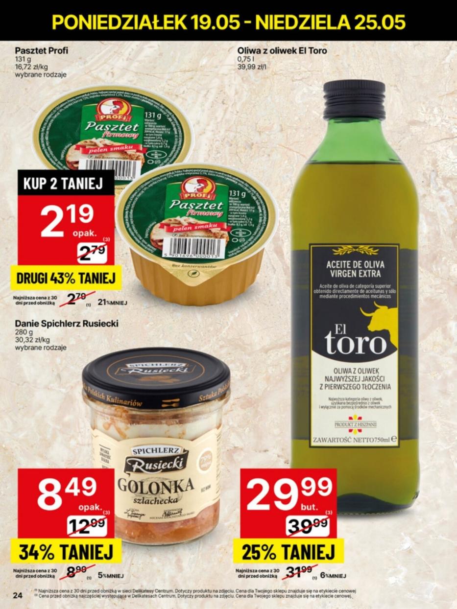 Gazetka promocyjna Delikatesy Centrum str. 24