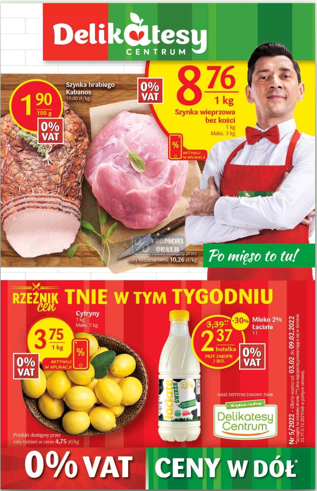 Gazetka promocyjna Delikatesy Centrum str. 1