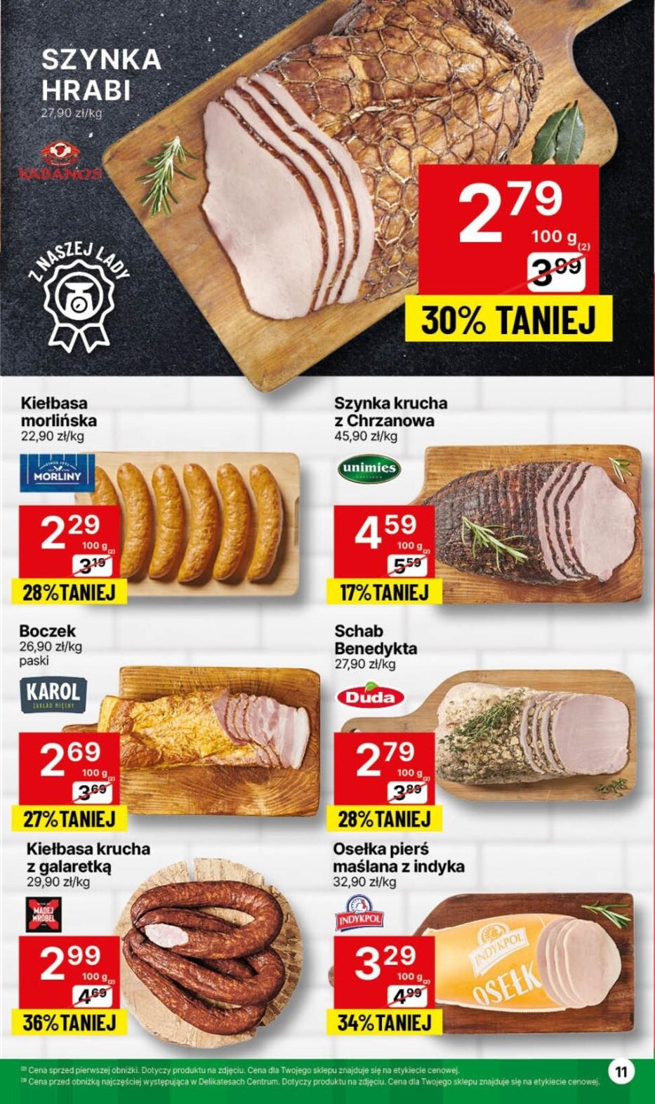 Gazetka promocyjna Delikatesy Centrum str. 11