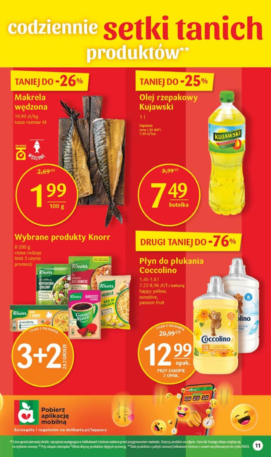 Gazetka promocyjna Delikatesy Centrum str. 11