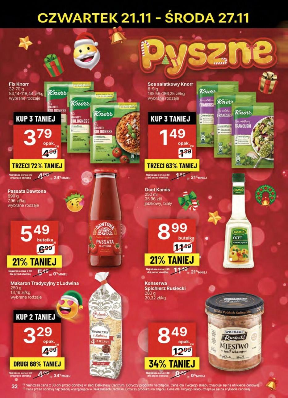 Gazetka promocyjna Delikatesy Centrum str. 32