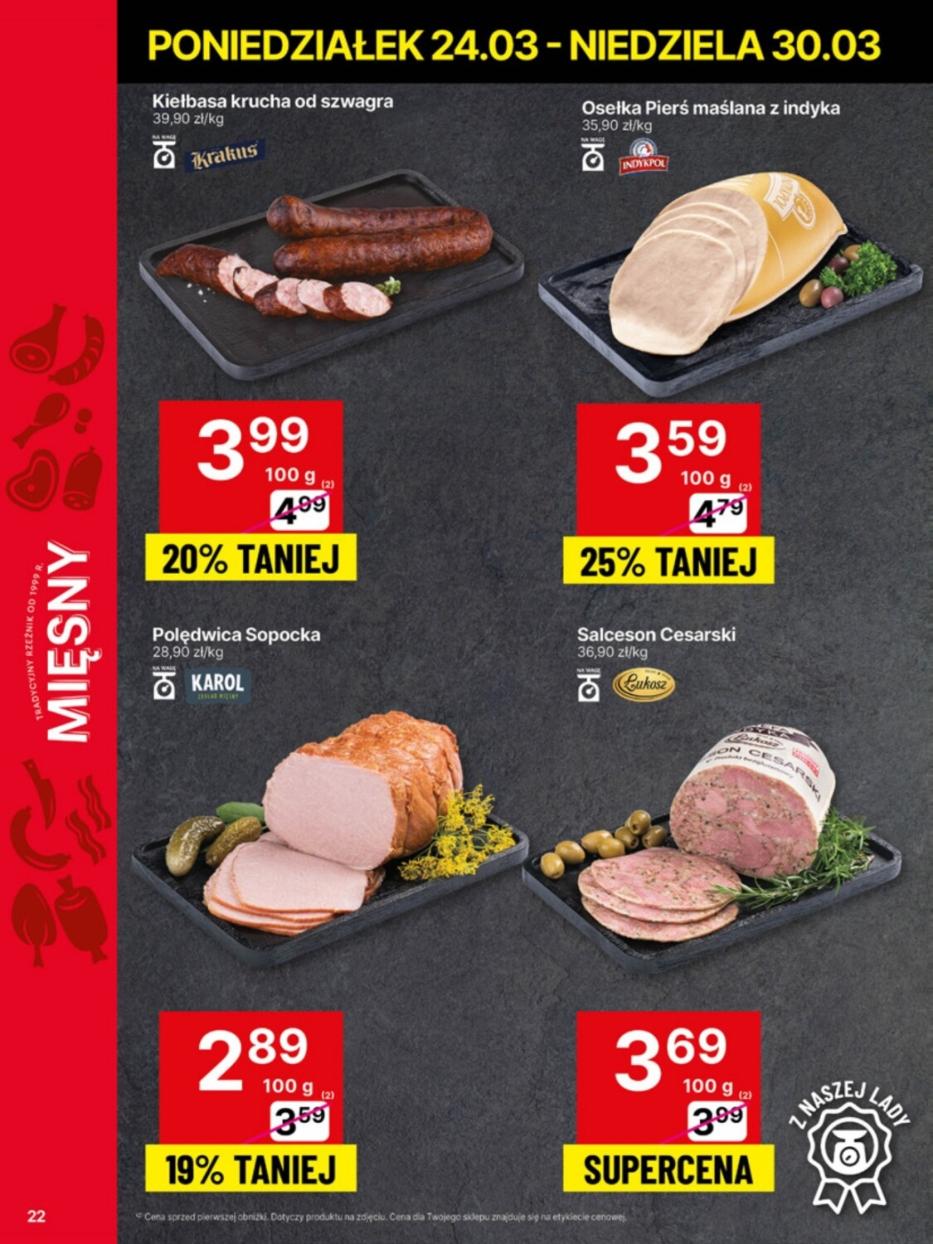 Gazetka promocyjna Delikatesy Centrum str. 22