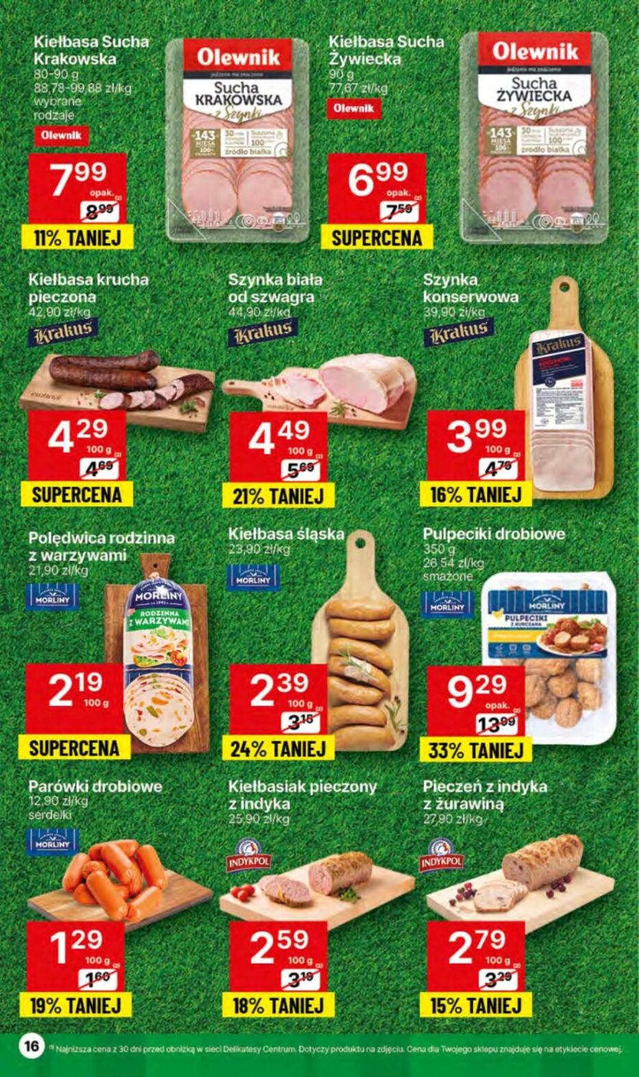 Gazetka promocyjna Delikatesy Centrum str. 16