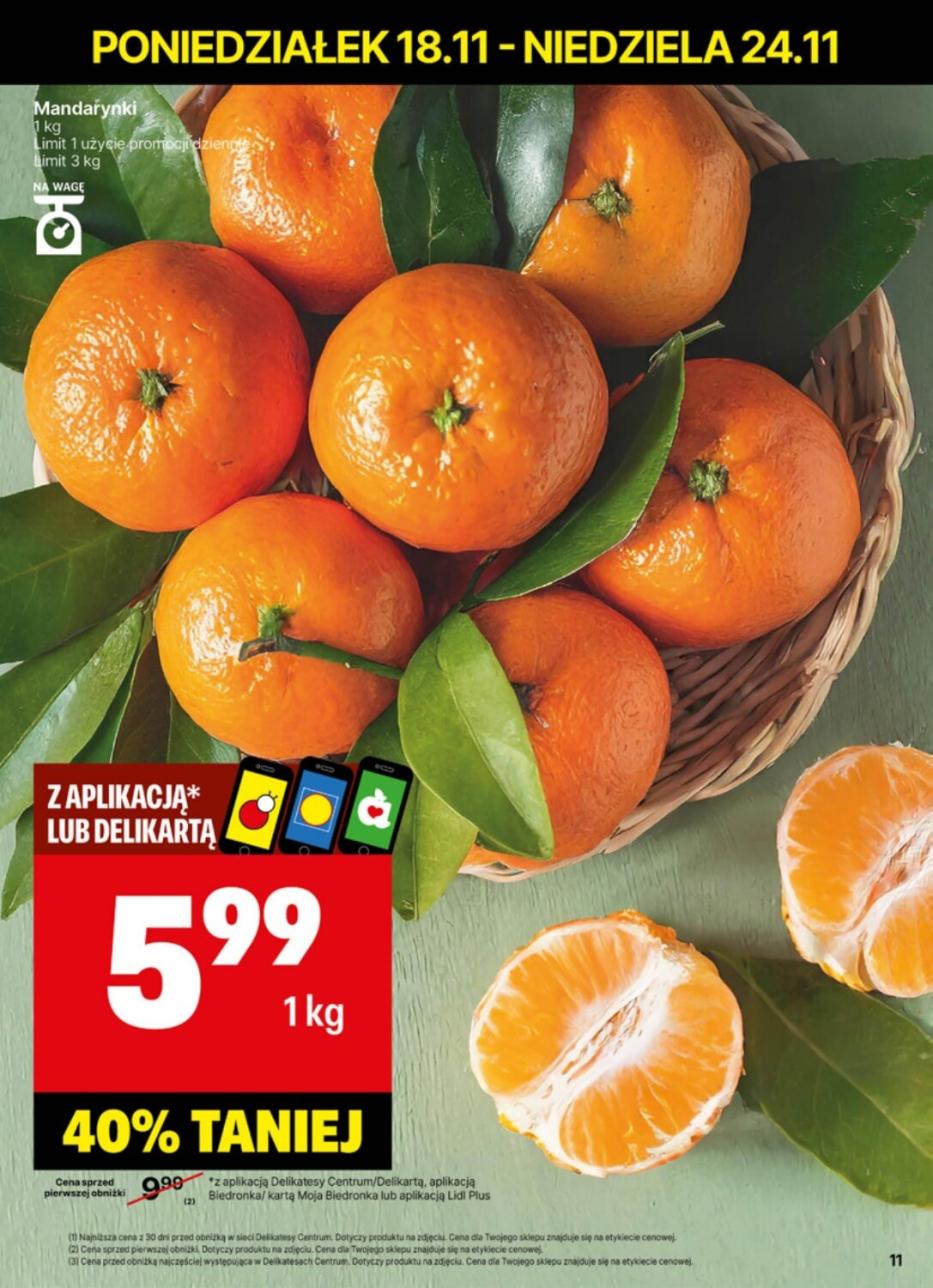 Gazetka promocyjna Delikatesy Centrum str. 11