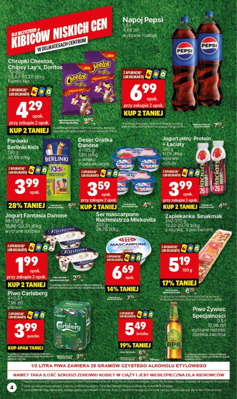 Gazetka promocyjna Delikatesy Centrum str. 4