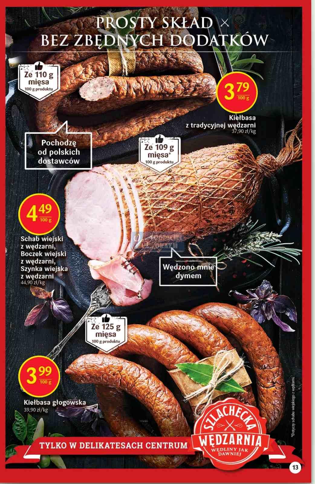 Gazetka promocyjna Delikatesy Centrum str. 13