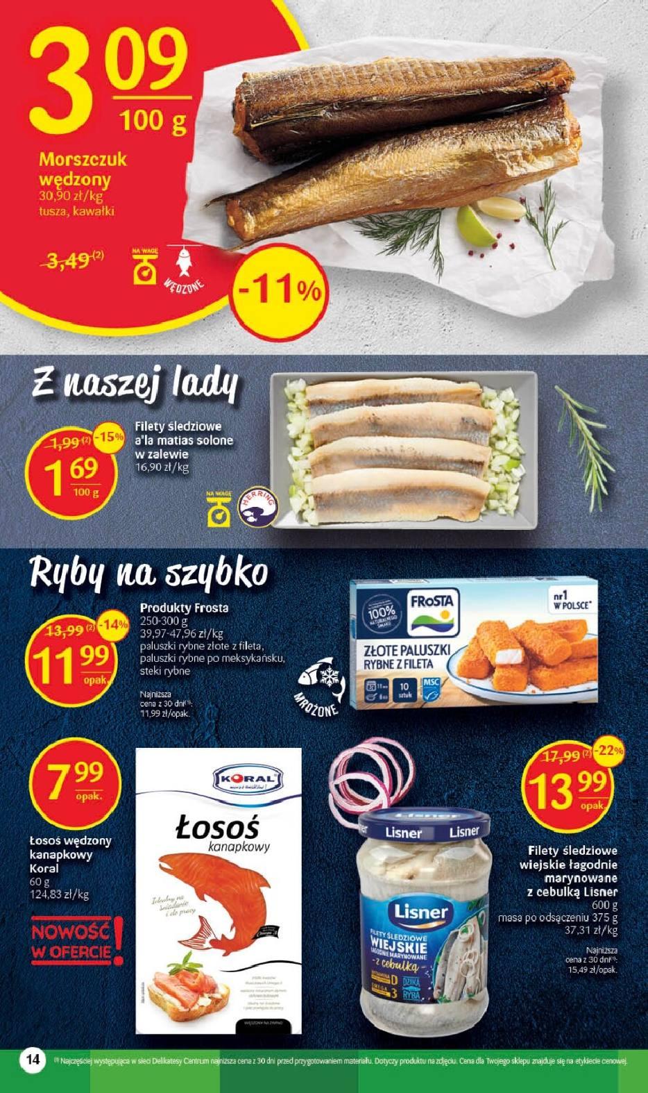 Gazetka promocyjna Delikatesy Centrum str. 14