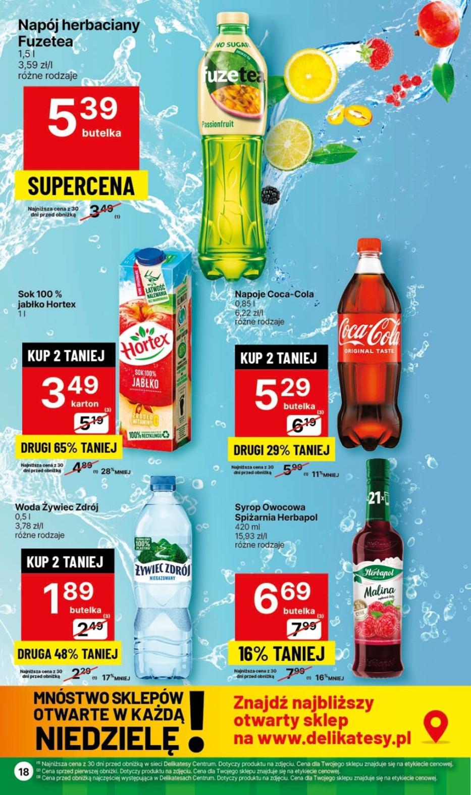 Gazetka promocyjna Delikatesy Centrum str. 18