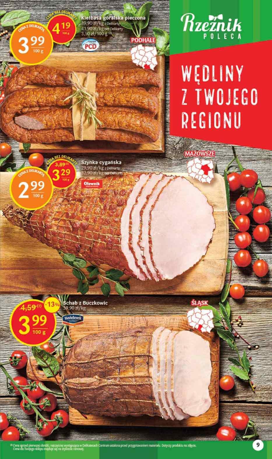 Gazetka promocyjna Delikatesy Centrum str. 9