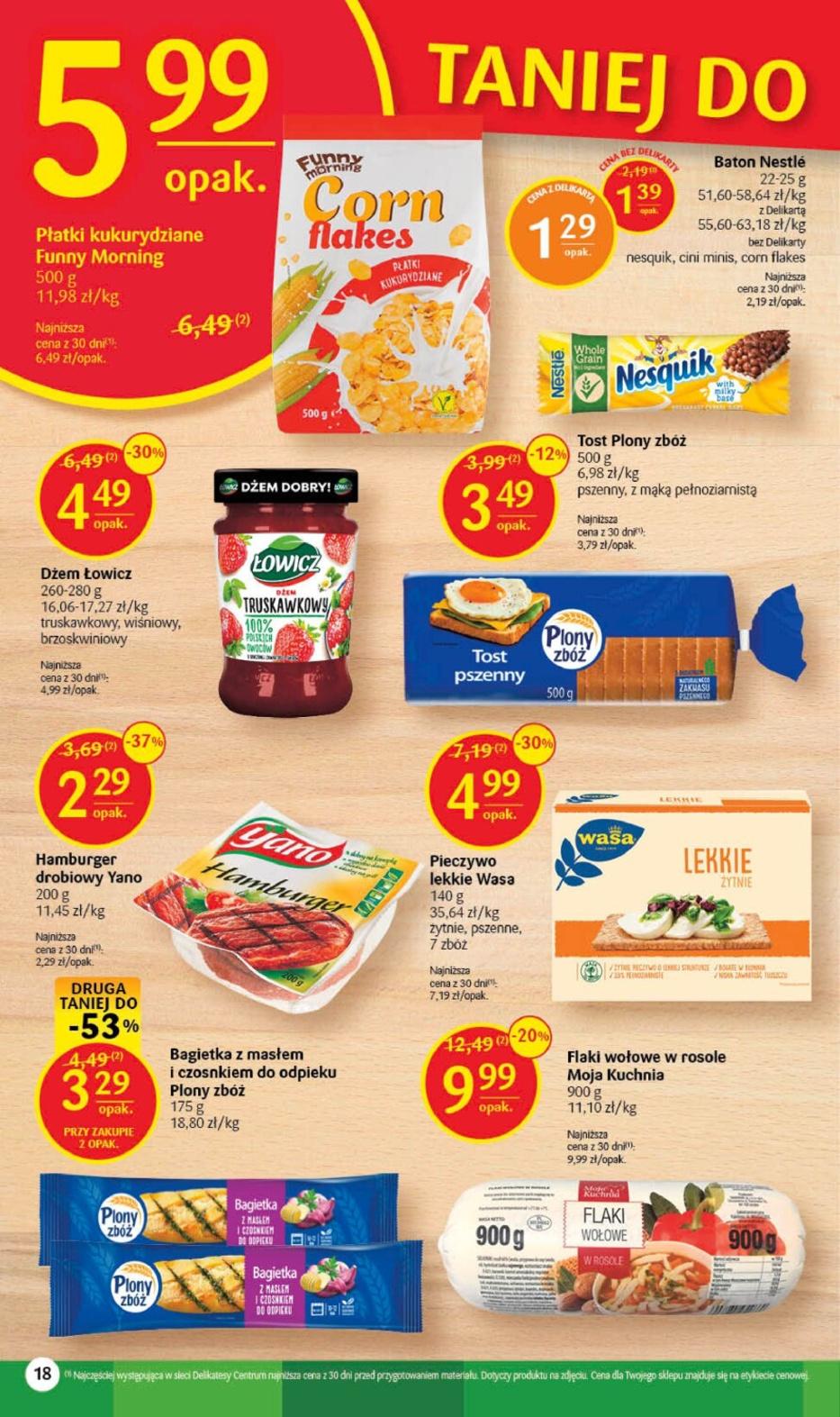 Gazetka promocyjna Delikatesy Centrum str. 18