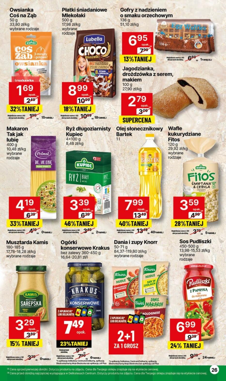 Gazetka promocyjna Delikatesy Centrum str. 26