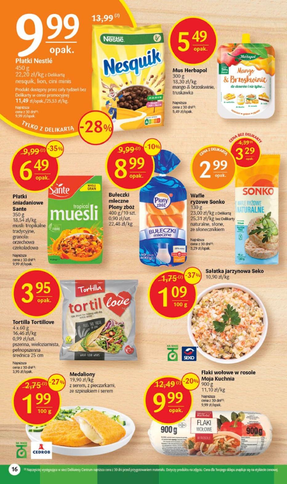 Gazetka promocyjna Delikatesy Centrum str. 16