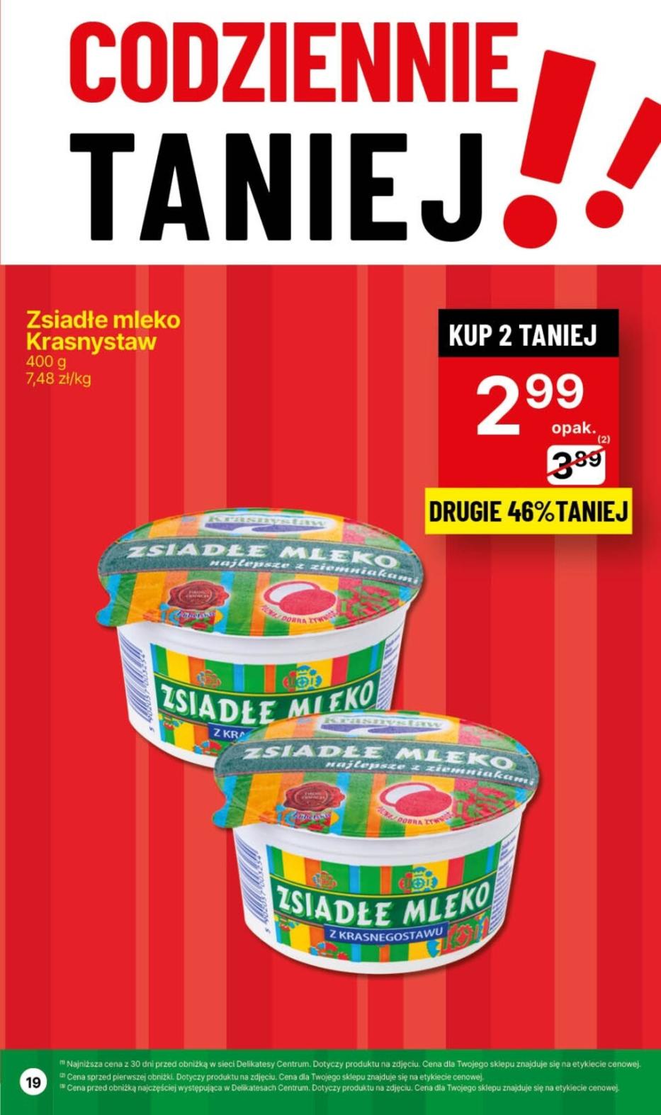 Gazetka promocyjna Delikatesy Centrum str. 19