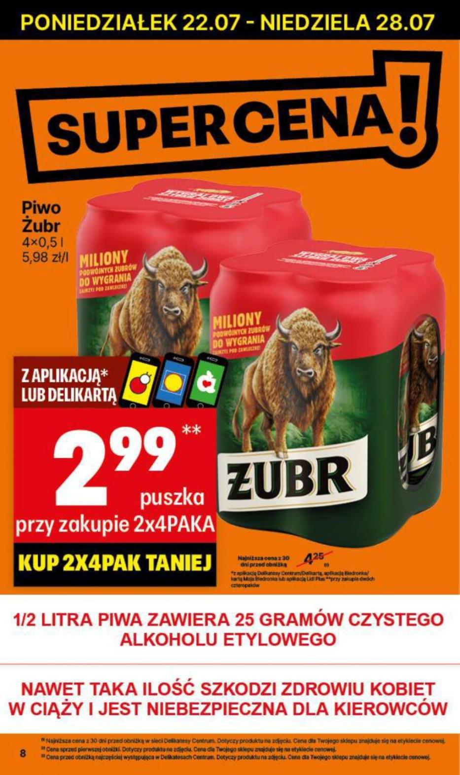 Gazetka promocyjna Delikatesy Centrum str. 8