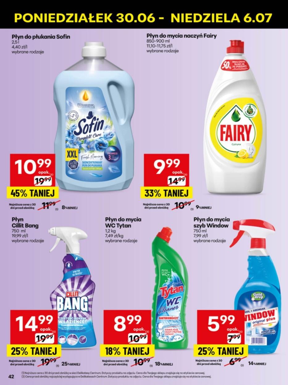 Gazetka promocyjna Delikatesy Centrum str. 42