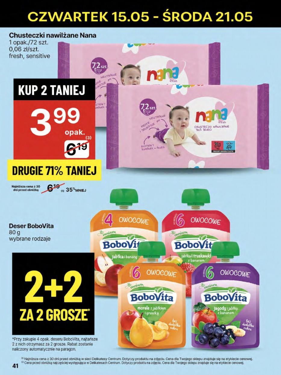 Gazetka promocyjna Delikatesy Centrum str. 41