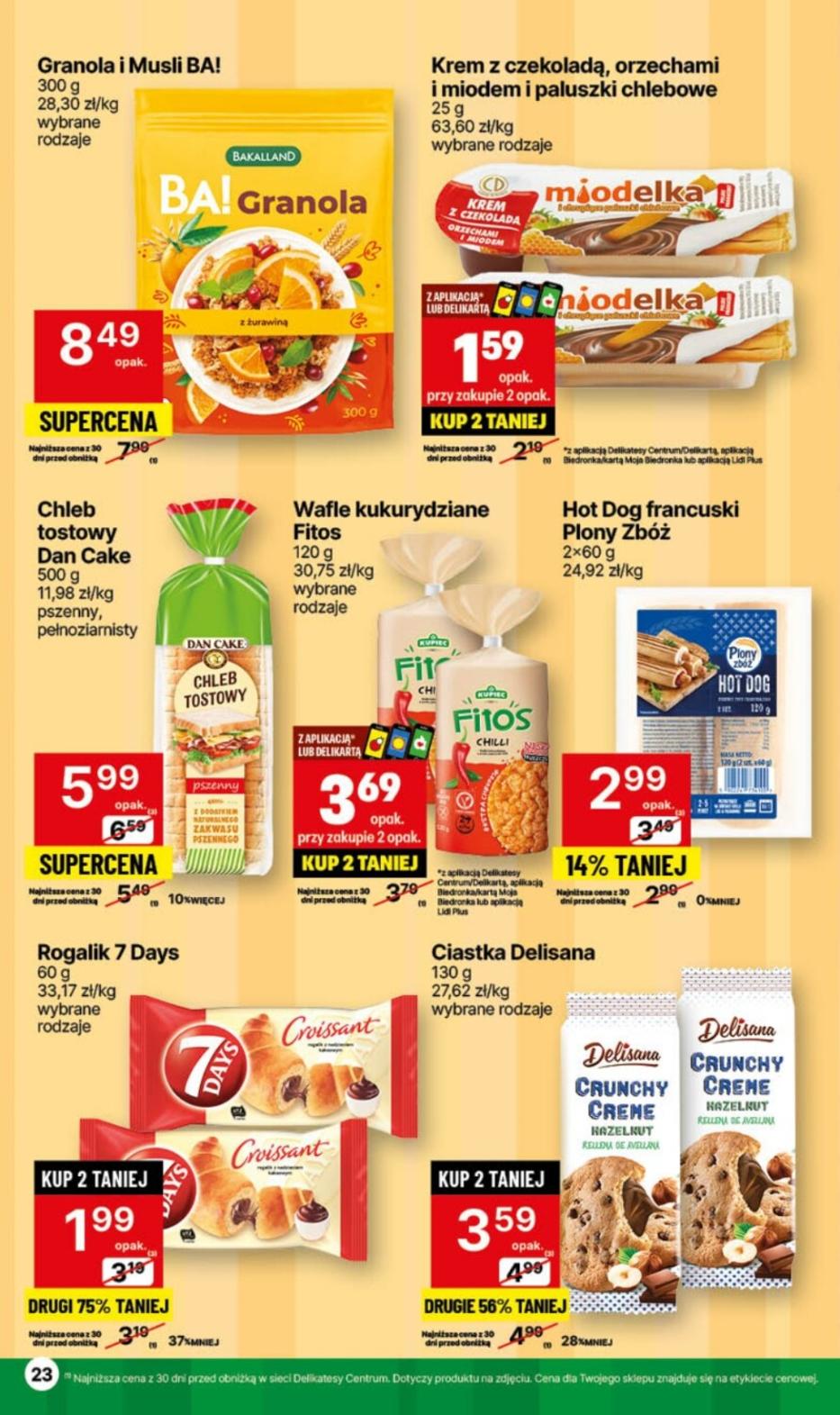 Gazetka promocyjna Delikatesy Centrum str. 23