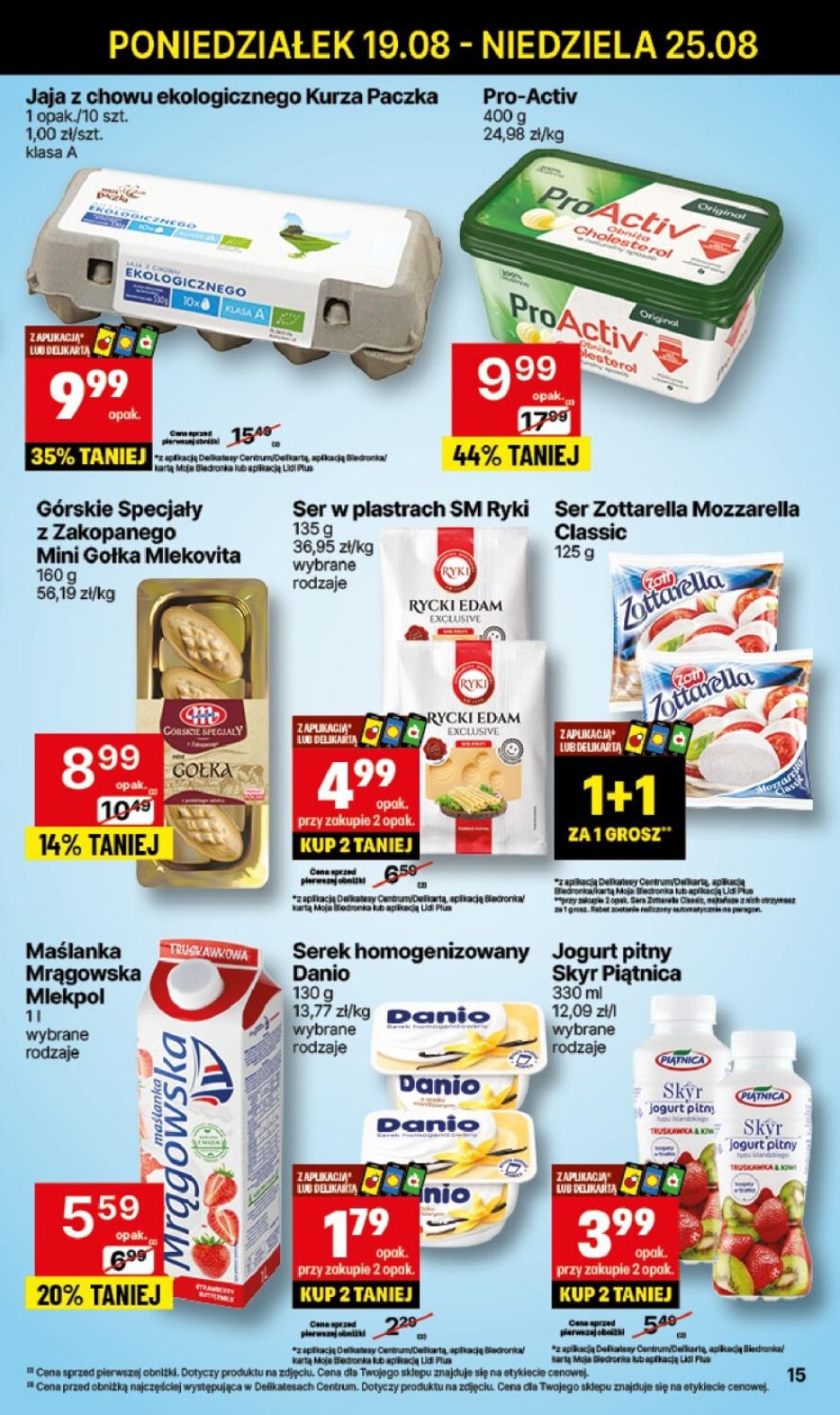 Gazetka promocyjna Delikatesy Centrum str. 15