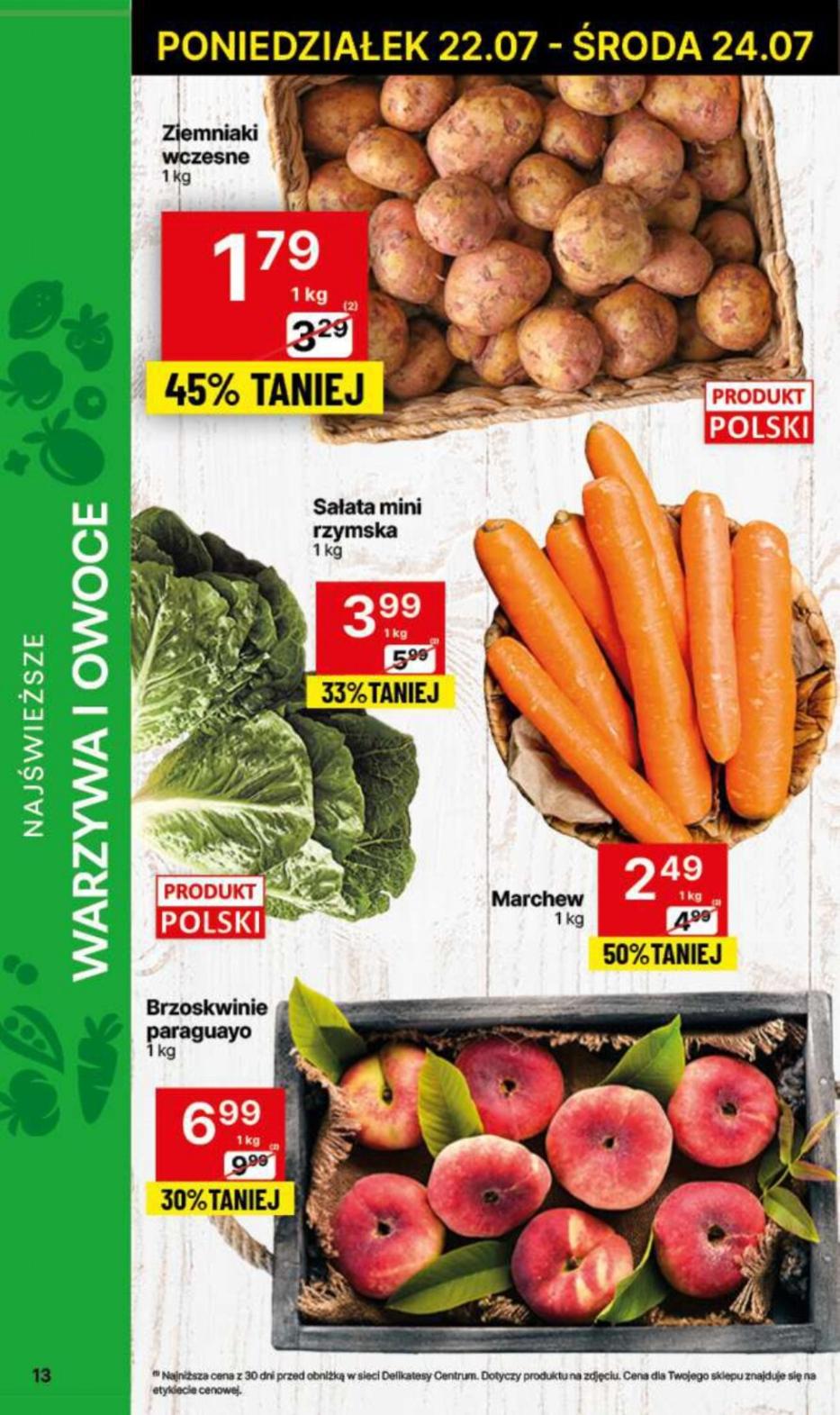 Gazetka promocyjna Delikatesy Centrum str. 13