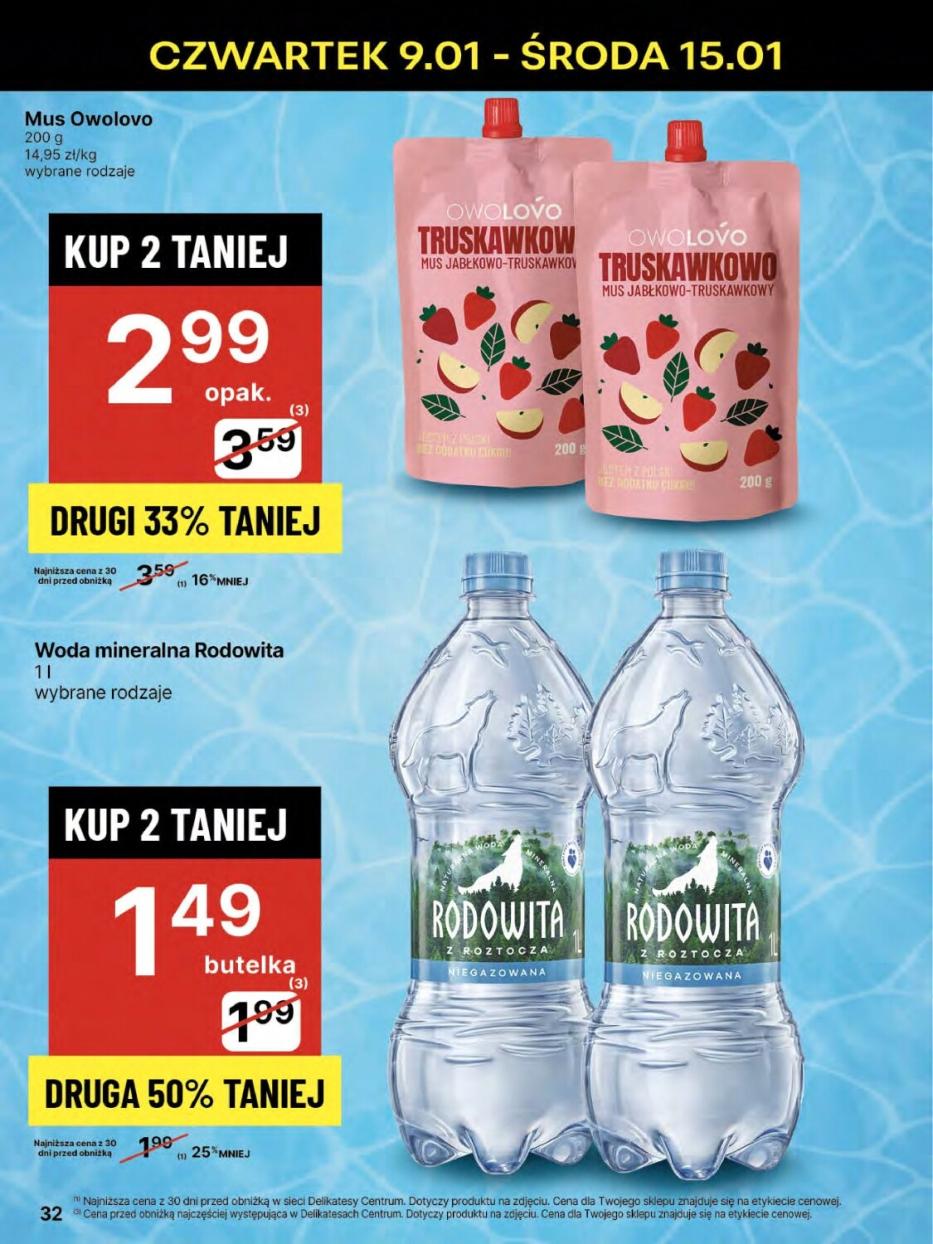 Gazetka promocyjna Delikatesy Centrum str. 32