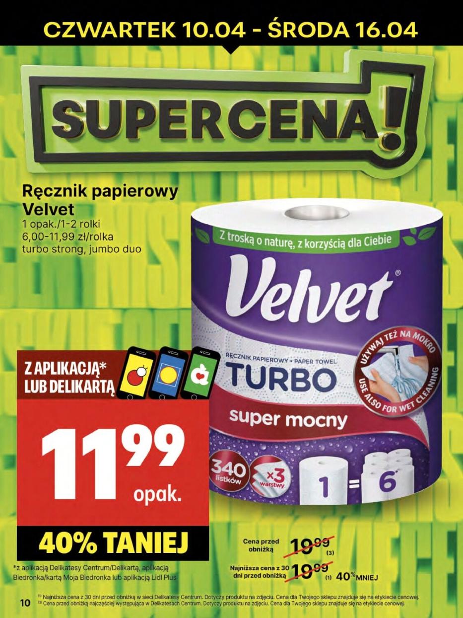 Gazetka promocyjna Delikatesy Centrum str. 10