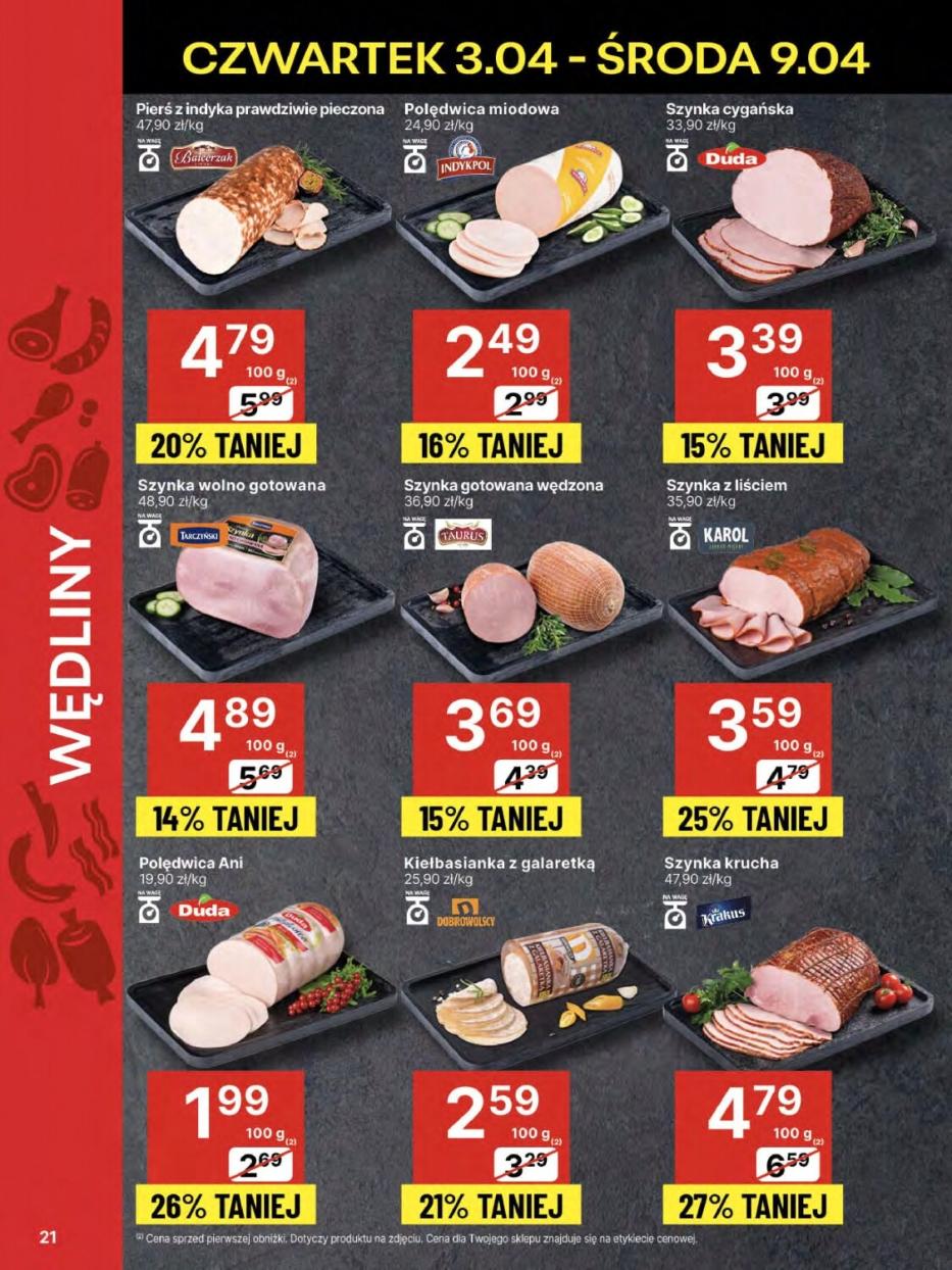 Gazetka promocyjna Delikatesy Centrum str. 21