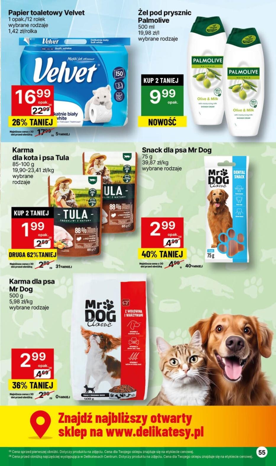 Gazetka promocyjna Delikatesy Centrum str. 55