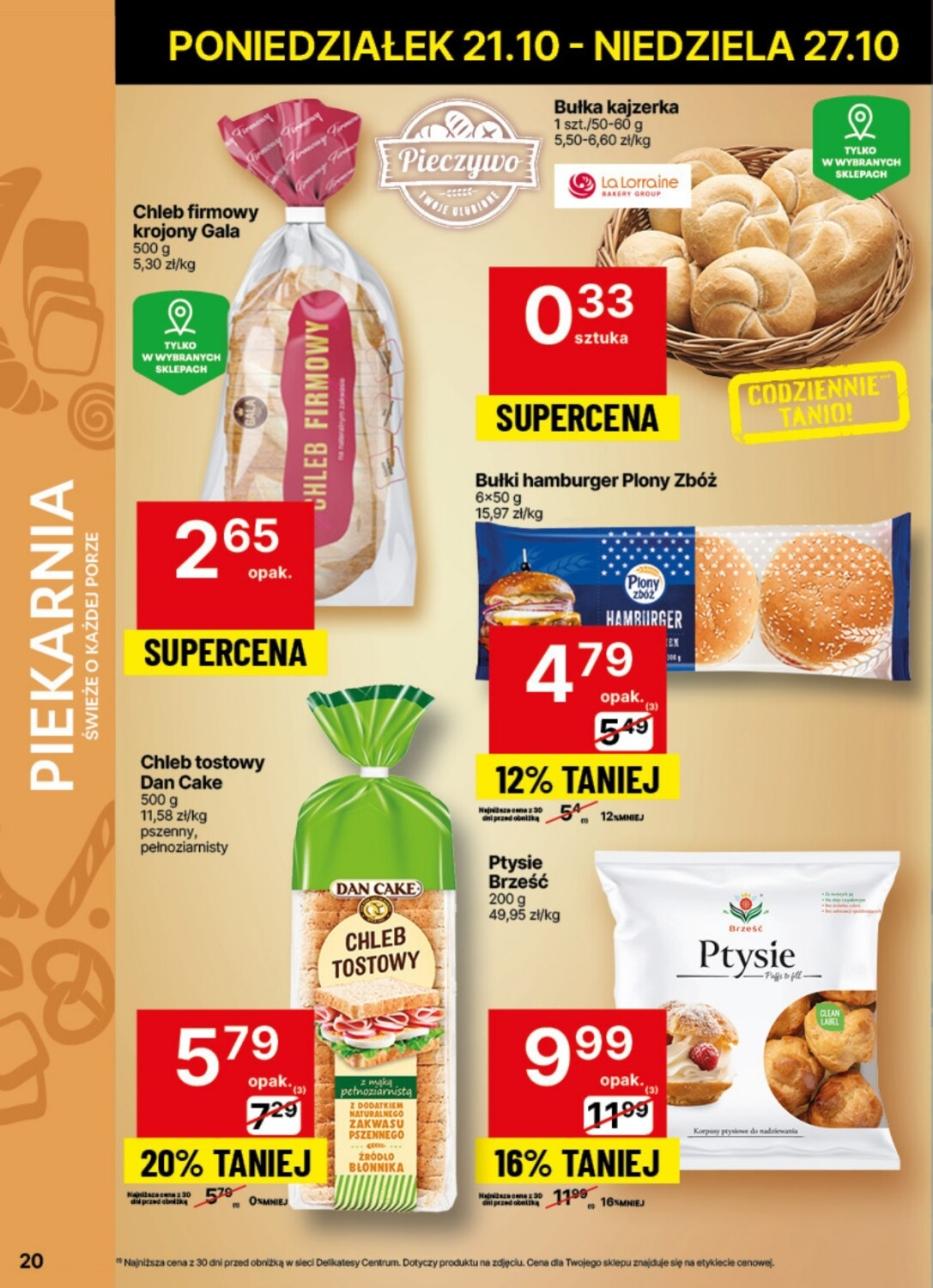 Gazetka promocyjna Delikatesy Centrum str. 20