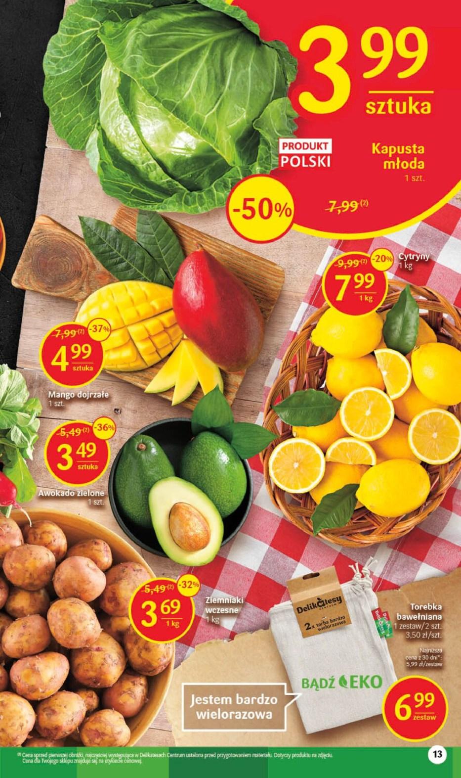Gazetka promocyjna Delikatesy Centrum str. 13
