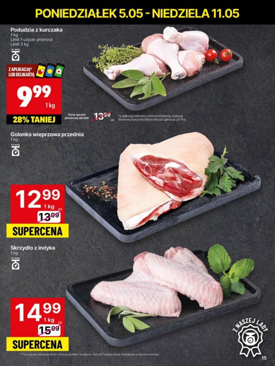 Gazetka promocyjna Delikatesy Centrum str. 15