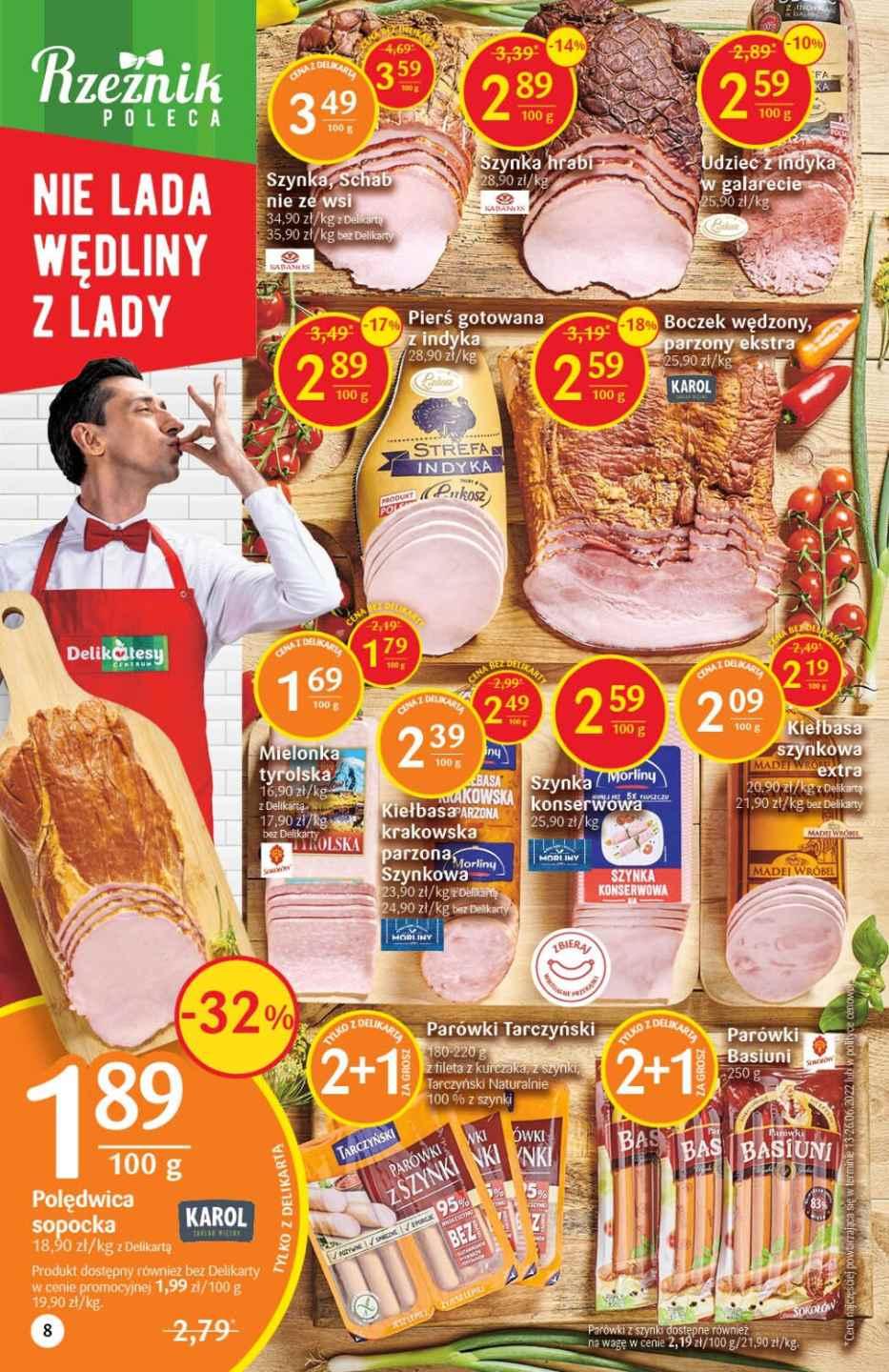 Gazetka promocyjna Delikatesy Centrum str. 8