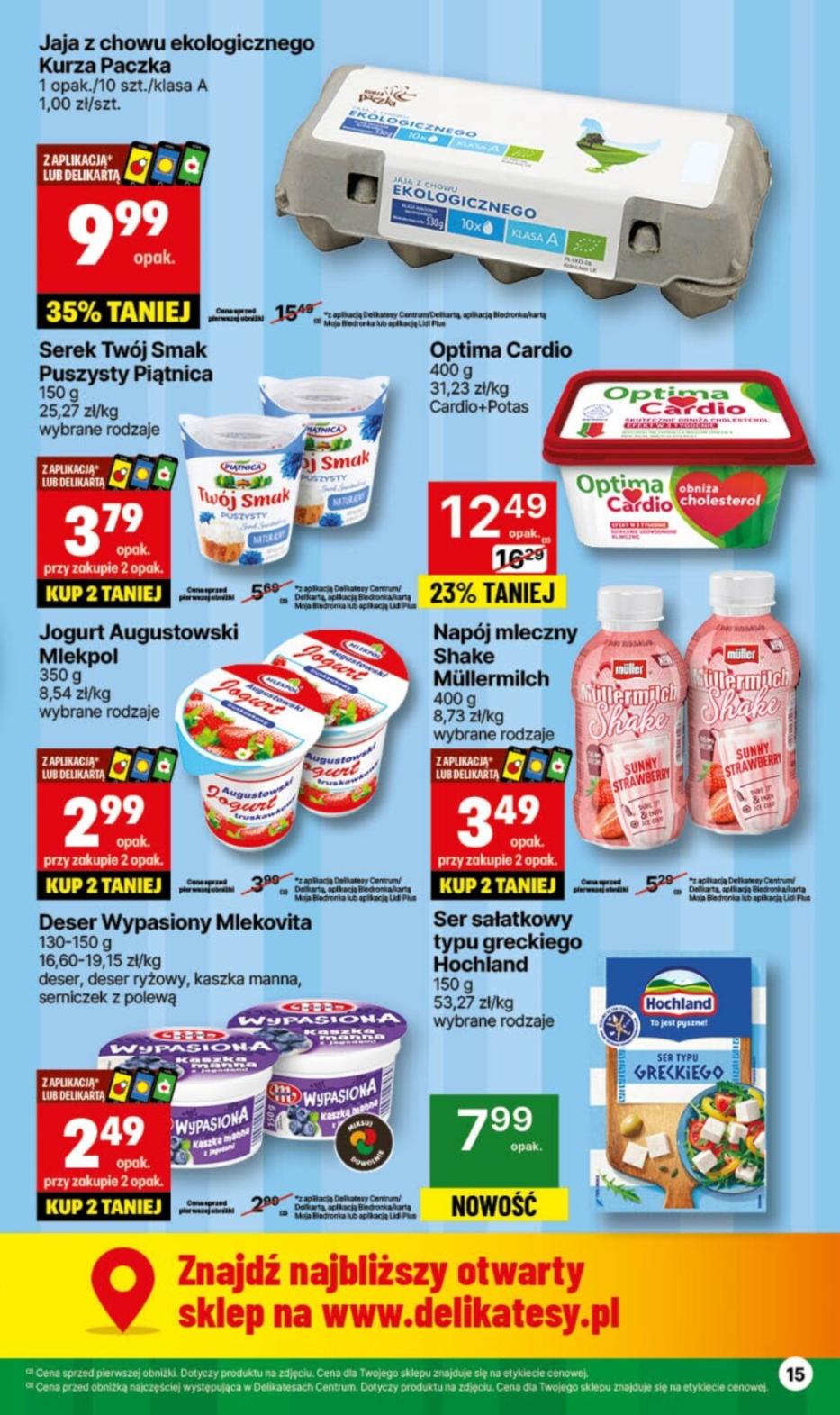 Gazetka promocyjna Delikatesy Centrum str. 15