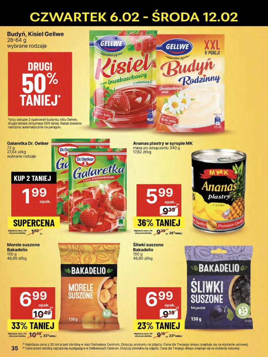 Gazetka promocyjna Delikatesy Centrum str. 35